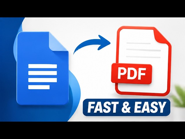 How to Save Google Docs as PDF (Fast & Easy)