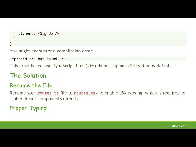 How to Pass a React Component as an Object Property in TypeScript