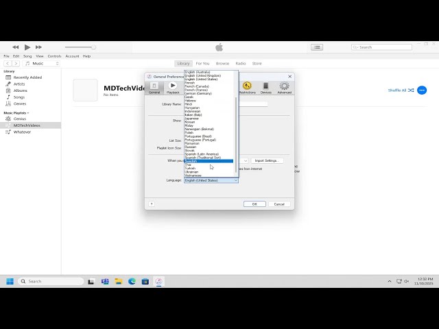 How to Change Your iTunes Language Settings (PC) [Tutorial]