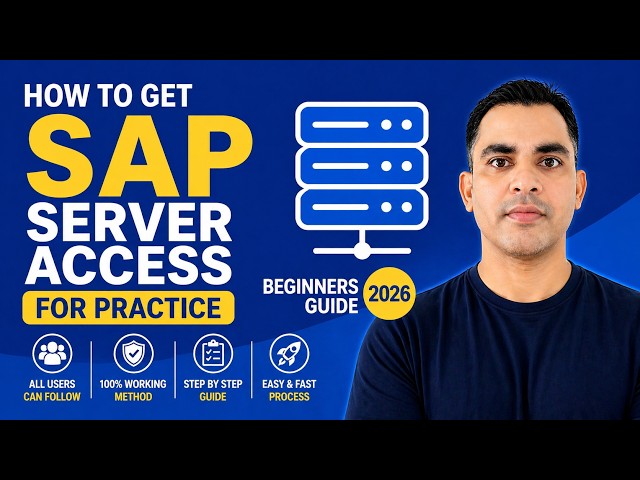 How to Get SAP Server Access for Practice|Beginners Guide 2026(in Minutes & Easy)|#sap #saptutorial