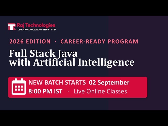Full Stack Java + AI: The Only Course You Need in 2026