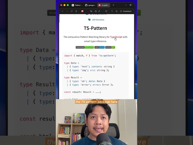 Switch statements lie to you. Pattern matching doesn't. #functionalprogramming #typescript #it