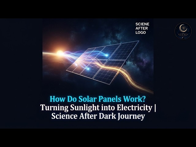 How Do Solar Panels Work? Turning Sunlight into Electricity | Science After Dark Journey