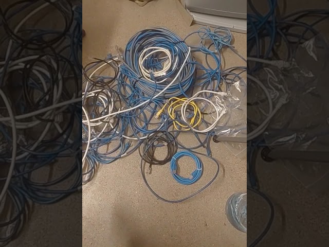 cables aquired 🍝 #linux #computers