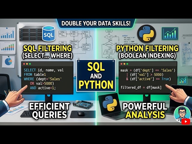 SQL vs Python FILTERING Will Blow Your Mind 🤯 | Boolean Indexing Explained - Everyday Data Science