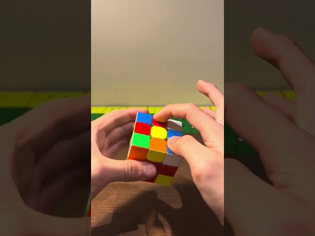 How to solve the Rubik’s Cube in 10 seconds #cubing #cfop #sub10 #f2l #puzzle #gancube #speedcubing