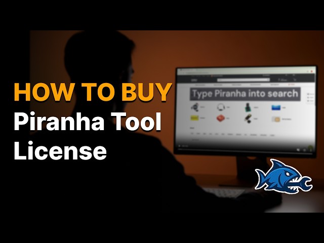 🐟 How to Buy a Piranha Tool License (Step-by-Step Guide)