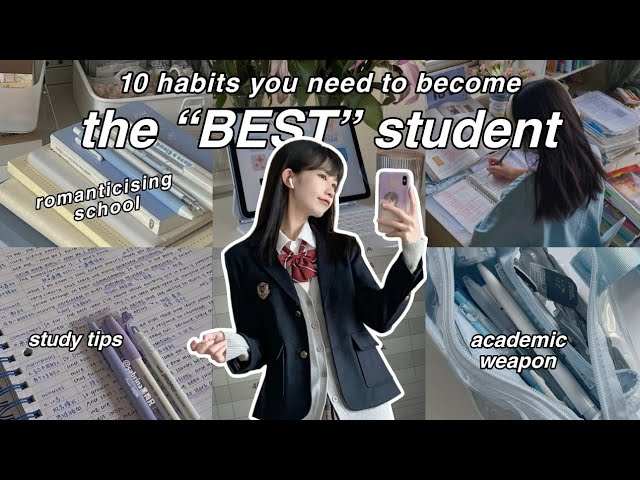10 Habits You Need to Get Good Grades { Study Tips + Advice }