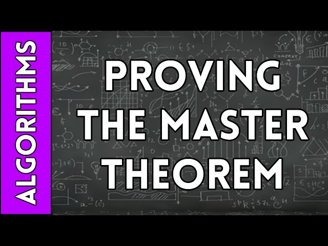 Proving the Master Theorem