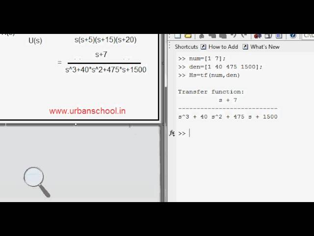 How to plot the Root Locus of transfer function in Matlab
