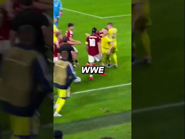 Hungary vs Ukraine Turned Into WWE 😭💀#Hungary #Ukraine #NationsLeague