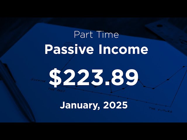 How much I made in Passive Income in January, 2025