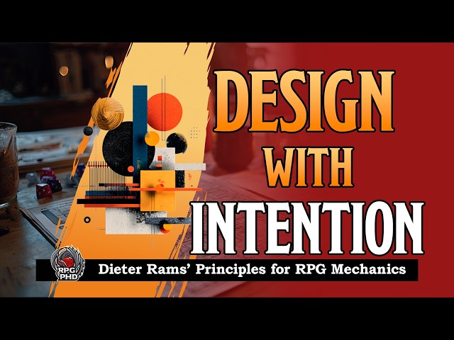 Applying Dieter Rams’ Ten Principles to Tabletop RPG Mechanics