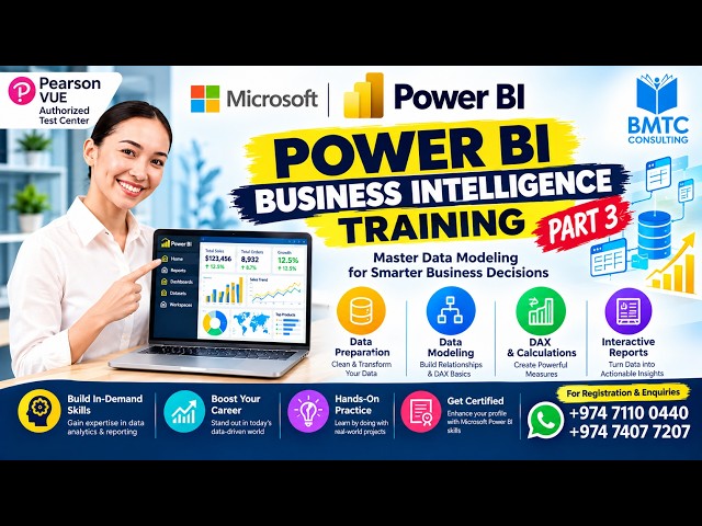 Learn Power BI 2026 | Build a Professional Project Dashboard | Part 3