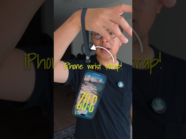 Let's try Apple's iPhone wrist strap @Apple