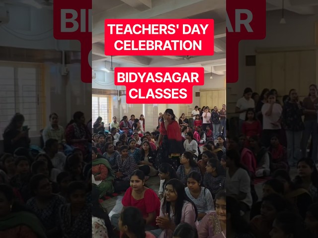 TEACHERS' DAY CELEBRATION BIDYASAGAR CLASSES#education #chseodisha#odishaeducation bidyasagarclasses