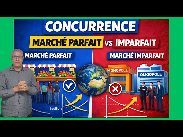 Competition explained simply: perfect market vs. imperfect market