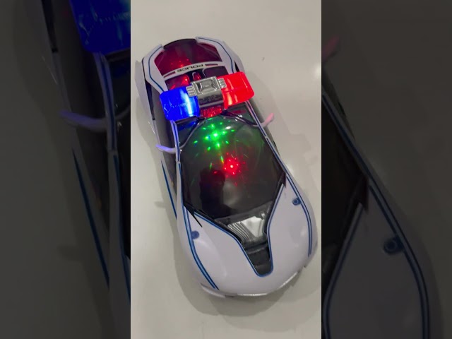 INSANE 3D Light Police Car – Flashing Patrol Chase | ASMR Unboxing  #asmr