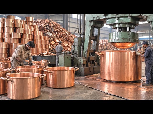Amazing Manufacturing Process Of Making Cooking Pot In a Factory || Mass Production 