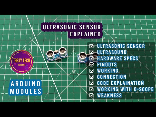 Working of Ultrasonic Sensor HC-SR04 from Basics till Coding in Arduino