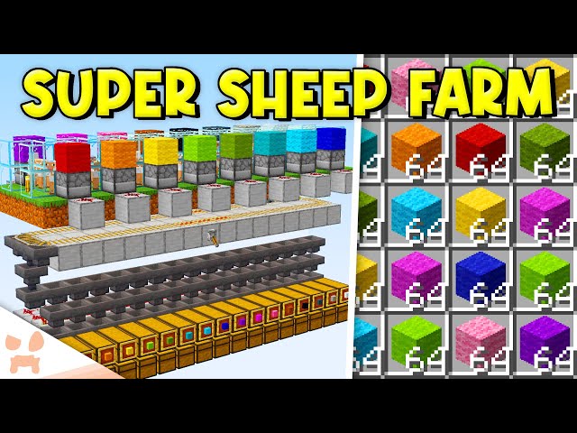 MINECRAFT 1.21 WOOL FARM | Easy, Automatic, Sorting, Efficient Sheep Farm