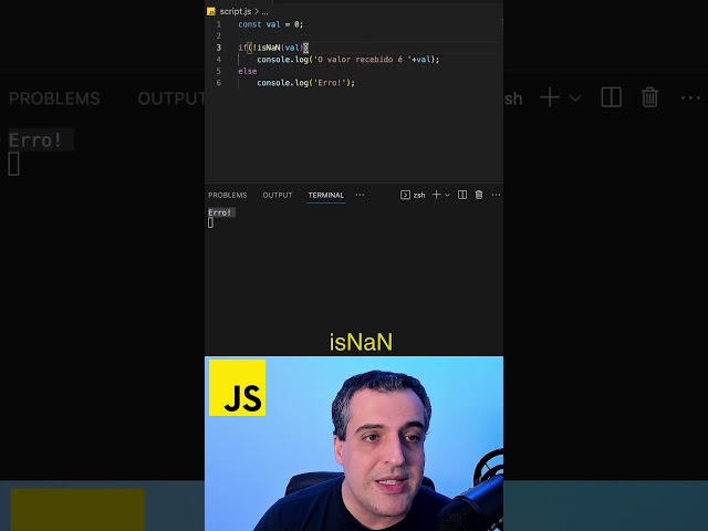isNaN - JAVASCRIPT #shorts