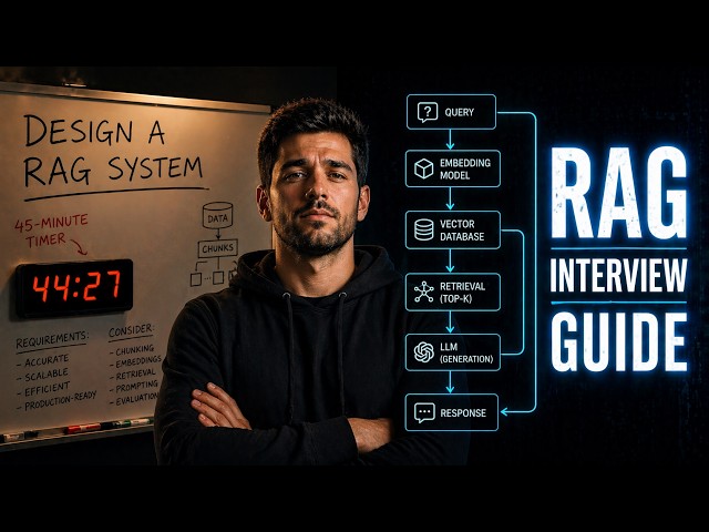 RAG System Design Interview Complete Guide (Embeddings, Chunking, Vector DB) | AI Engineer Interview