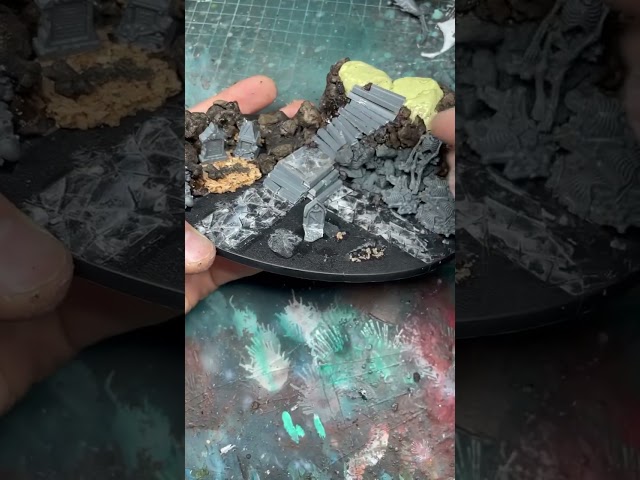 How to build THIS awesome base for your miniatures #shorts #warhammer #gamesworkshop #toptipthursday