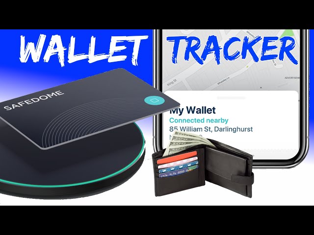World's first "WIRELESS RECHAREGABLE" Wallet Tracker - SafeDome