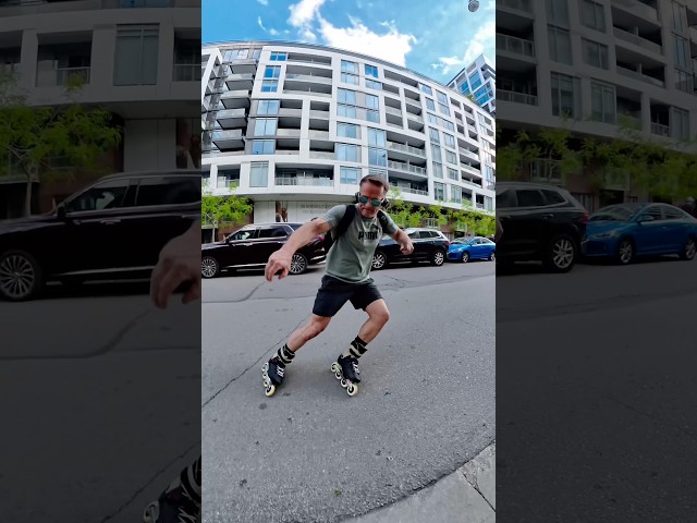Rollerblading PowerStop Of The Day. #inlineskating #rollerblading #powerstop #cityskating