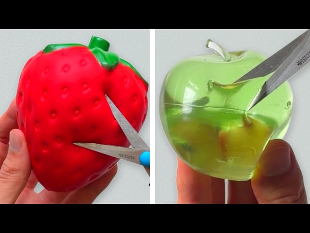 Cutting Open MORE Squishies To Make Slime | Slime Challenge