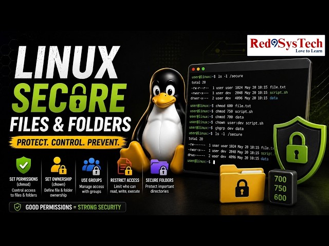 Linux File Permissions: Secure Your Files Like a Production Engineer | Hands on | Red9SysTech