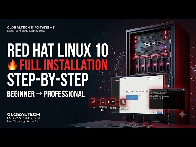 RHEL 10 Full Installation Guide in Hindi 🔥 Red Hat Enterprise Linux 10   Step by Step Tutorial