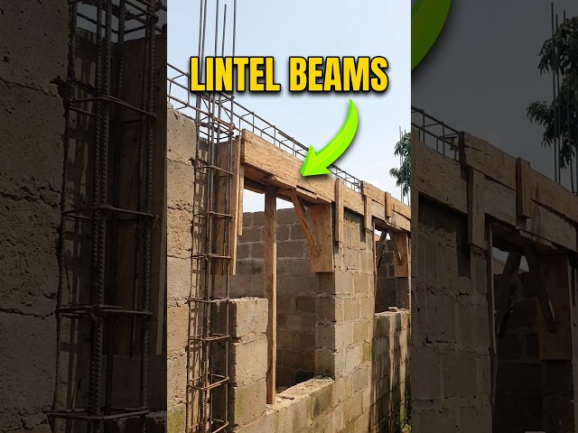 How to Construct Lintel Beams on Bungalow House
