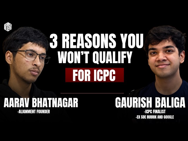 ICPC FINALIST on Competitive Programming Mindset ,Discipline & Sacrifice | Gaurish Baliga| A:07