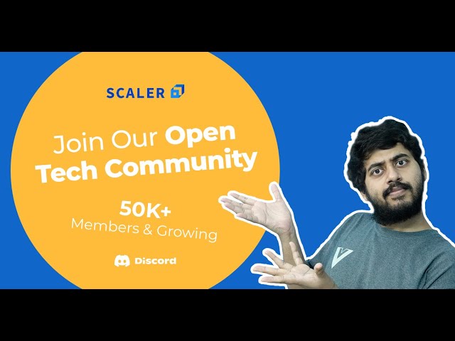 Why Scaler's Discord Server is One of the Best Tech Communities | 50K Members and Counting