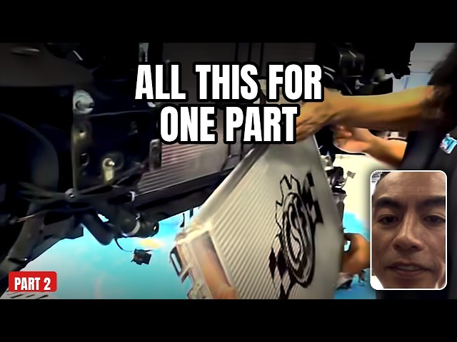 AMG GT Heat Exchanger Replacement — What It Takes to Reach One Part