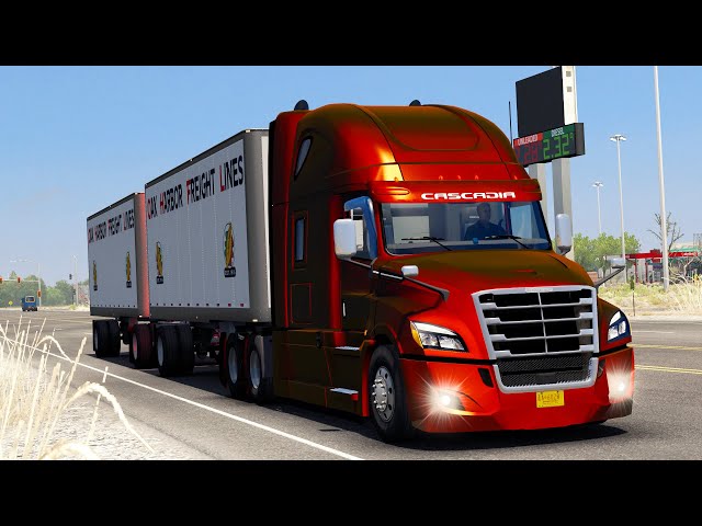 Transporting Home Accessories | Freightliner Cascadia | American Truck Simulator Gameplay