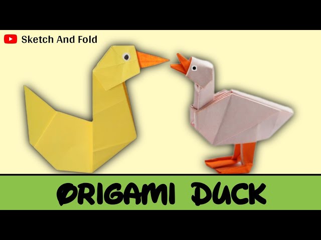 Easy DIY Origami Duck | Easy Origami Duck Step By Step