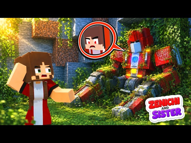 The Forgotten Transformer JJ!  - JJ x Sister Story - Minecraft Animation