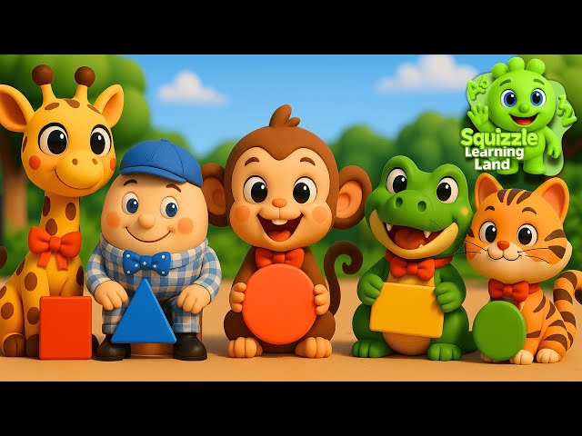 Humpty Dumpty At The Zoo (Learning Shapes) | Kids Educational Songs