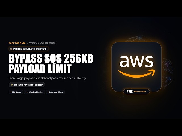How Python SQS Handles 256KB Limits | Code For Data