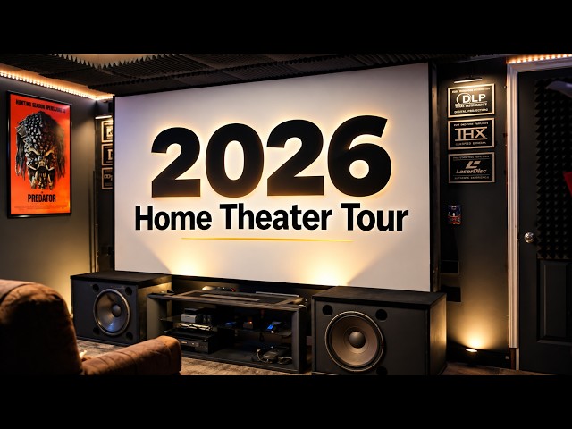 My 2026 Home Theater Tour: Pro Gear on a Budget!