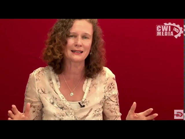 Hannah speaking at the Anniversary of Trotsky's Death Rally