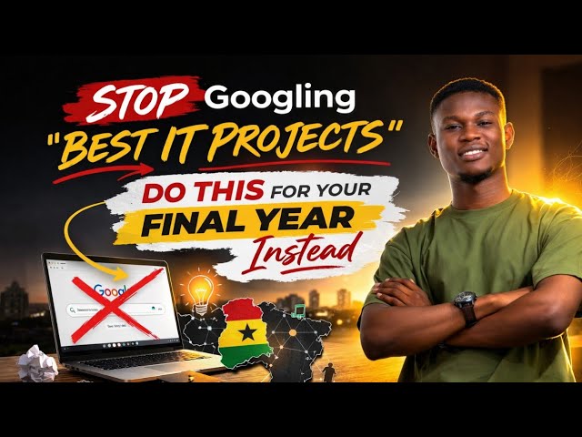 Stop Googling "Best IT Projects". Do THIS for Your Final Year Instead. 