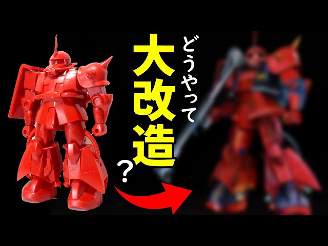 [GUNPLA ILLUSTRATION PAINT]  1/100 JOHNNY RIDDEN'S ZAKU-2 Illustration paint!!