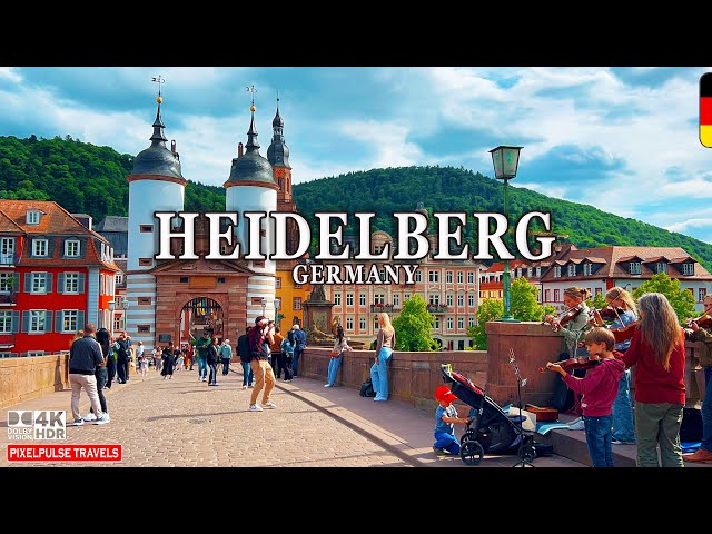 Heidelberg, Germany | 4K Walking Tour in Germany’s Most Romantic City