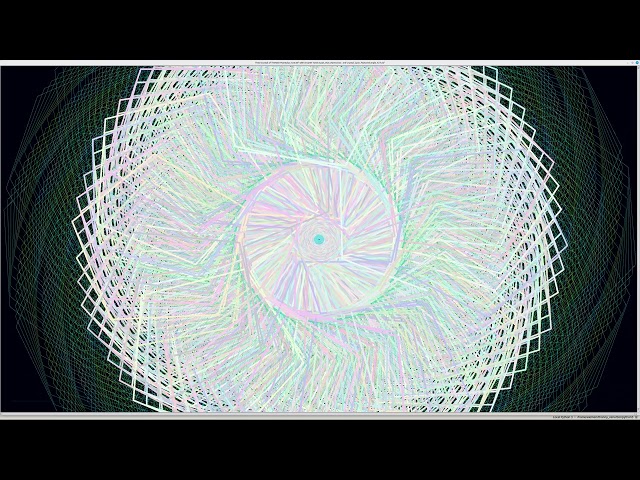 Mandala Sanctuary - 426.00°_Third Crystal of Thirteen Mandalas_A-Earth Tones-Cyan_Hue_Harmonics