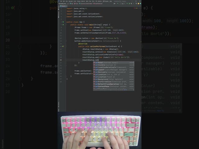 Transform your Java Swing GUI with a custom dialog box
