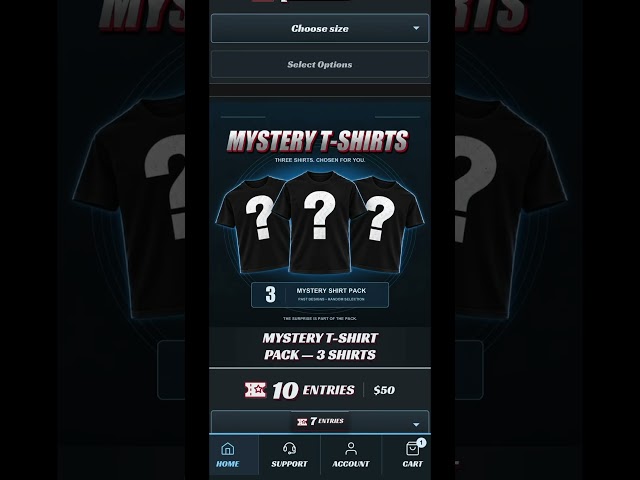 Look at all that new merch😍 what are you picking up? #giveaway #merch #ppv #187customs #murdernova